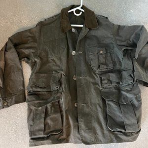 Filson Tin Cloth Hunting Shooting Jacket Style 462 Size Large Vintage